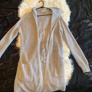 Chunky knit cardigan!